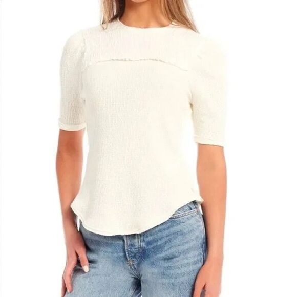 Free People Red Delicious Tee In Ivory - Picture 3 of 5